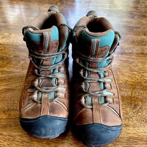 Keen Dry Waterproof Brown Leather Hiking Boots 6